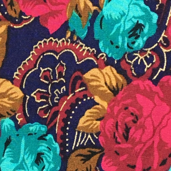 Vintage NWT 90s Dark Cottagecore Floral Dress Belt - Picture 10 of 16